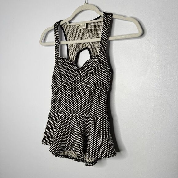 Sans Souci polka dot top size small - Picture 2 of 5